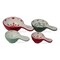Sugar & Spice Ceramic Measuring Cup Set Of 4 Decorative Christmas Holiday Bakeware, Dishwasher Safe